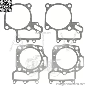 Cylinder Head and Base Gasket For Kawasaki Brute Force 750 KVF750 4x4I 2005-2021