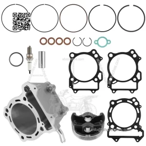 Cylinder Piston Gaskets Top End Rebuild Kit for Suzuki LTZ400 LTZ 400 KFX400