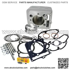 400EX 400X 87mm Big Bore Kit +2 Cylinder Piston 416cc Top End Rebuild Parts Kit