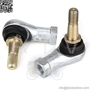 Ball Joint Tie Rod End Kit for EZGO TXT 2001-up Electric & Gas Golf Cart, OEM# 70902-G01 70902-G02, Set of 2 (Driver & Passenger Side)