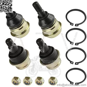 2 Front Knuckle Lower and Upper Ball Joint Compatible With John Deere Xuv Gator 855 D Diesel