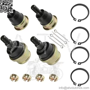 2 Front Knuckle Lower Upper Ball Joint Compatible With John Deere Xuv Gator 625I 825I Gas