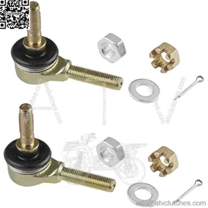 Tie Rod End Kit Compatible with Kawasaki Klf400 Klf-400 Bayou 400 4X4 1993 1994 1995 1996