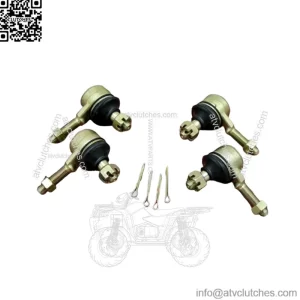 4 x NEW tie rod end ball joints Yamaha Banshee Raptor 660 Warrior Blaster Kodiak