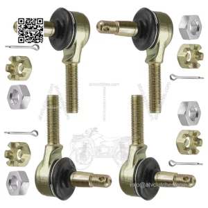 2 Sets Of Tie Rod End Kit for Suzuki LTZ400 LT-Z400 Quadsport 2003-2004