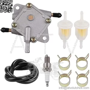 72021-G01 Golf Cart Fuel Pump for EZGO 295cc & 350cc Golf Carts TXT & Medalist 4-cycle models 1994-UP with Fuel Line Spark Plug