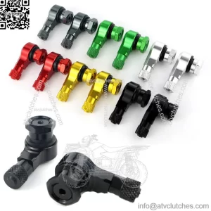 Alloy Tyre Valve Stems Fit For Yamaha FZ1 FZ6 FZ8 MT-01 MT-125 MT-25 MT-03 Black