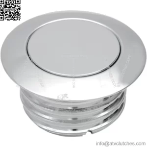 Pop Up Gas Cap Screw In Non Vented Polished Chrome Drag Specialties 96-19 Harley (For: Harley-Davidson)