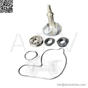 Water Pump with Bearing and Seal Rebuild Kit for Yamaha YFZ450