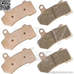 Brake Pads Front Rear for Harley Davidson Road Glide Road King Street Glide Electra Glide 08-20, Ultra Limited 14-20, Night Rod 06-21, Street Rod 06-07, V-Rod 05-17, Tri Glide