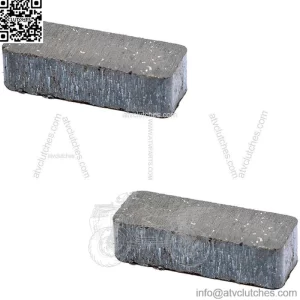 Two Brake Pad Puck MIA10323 Fits John Deere Fits JD 170 175 180 185 STX30 STX38