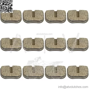 Mini Bike Brake Pads Disc Brake Pads for 79cc 97cc 100cc Coleman CT100U CC100X Baja Doodle Bug DB30 Motovox MBX10 Monster Moto MMB80 MMB105 49cc SYX Moto Mototec Pocket Dirt Bike ATV Parts