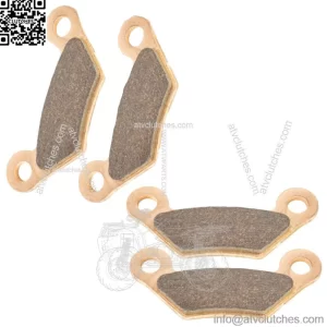 2 Front Rear Brake Pad for John Deere Xuv Gator 620I Gas / Xuv Gator 850D Diesel