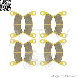 Front & Rear Brake Pads Fits for Polaris RZR XP 1000 EPS 2014 2015 2016 2017 2018 2019 2020 2021 2022 Replace 1911228/1912508/2205949 (4 Sets)