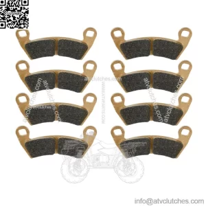 Front & Rear Brake Pads for Polaris RZR XP 1000 2014-2017 Sintered (For: Polaris)