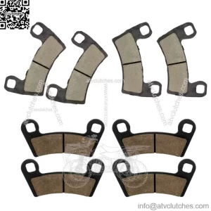 Front And Rear Brake Pad for Polaris RZR S 1000 Eps 2017/RZR S 900 Eps 2015-2017 (For: Polaris)