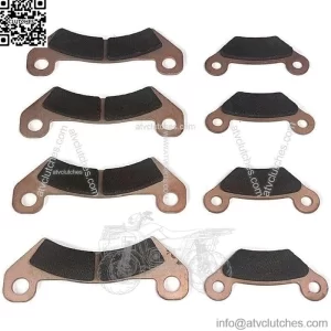 (2) Front Rear Brake Pad for A3 T Military 4x4 HPX615E HPX815E John Deere Gator