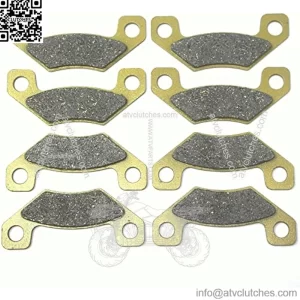 Front Rear Brake Pads Brakes for John Deere TX Gator Utility Turf 4PX Gator 9345 2004-2005 - HPX Gator 9446 2004-2008 - 4x2 4x4 Petrol Trail 2010-2011 - SN040000 2010 FA398FR MC0420