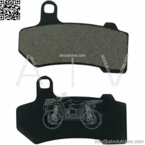 Semi Metallic Front Rear Brake Pads Set Pair 2008+ Harley Touring Bagger V-Rod (For: Harley-Davidson)