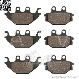 Front & Rear Semi-Metallic Brake Pads for Kawasaki Brute Force 300 for 2012-2023