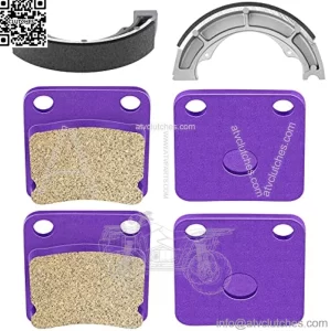 Brake shoes Fit For 02-07 for Suzuki Eiger 400 LTA400F LT-A400F 2x4 4x4 Front Brake pads and Rear Brake shoes