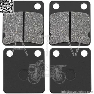 FA54 Brake Pads Replace for Yamaha YFM400 YFM 400 Kodiak 1999-2006 Grizzly 400 450 YFM450 Wolverine Kodiak Big Bear YFZ350 YFZ350 Warrior Banshee 1995-2009 YFM 350 Grizzly Auto IRS 4x4 2007-2011