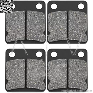 Front and Rear Brake Pads for Yamaha Grizzly 400 450 YFM250 YFM350 YFM400 YFM450 Wolverine Kodiak Big Bear YFZ350 YFZ350 YFZ450 Warrior Banshee 1995-2014