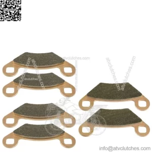 Front & Rear Brake Pads for Polaris Sportsman 400 HO 2011-2014 / HO South 2014 (For: Polaris Sportsman 570)
