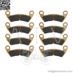 Front & Rear Brake Pads for Polaris RZR XP 1000 2014-2017 Sintered