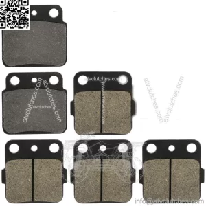 Front and Rear Brake Pads for Kawasaki KSF400 KFX400 2003 2004 2005 2006