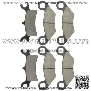 Polaris Scrambler 500 4X4 2005-2012 Front/Rear Brake Pads