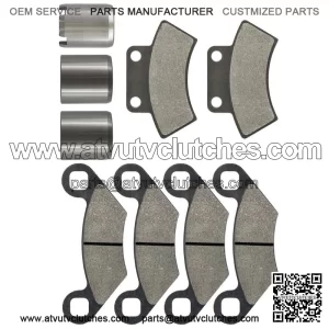 Polaris Scrambler 500 1997 Front/Rear Brake Caliper Piston & Pads