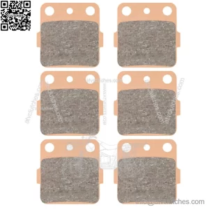 Front & Rear Brake Pads for Yamaha Raptor 660 (2001-2005) & Banshee 350 (1987-2006)