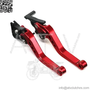 2PCS CNC Motorcycle Drum Disc Hydraulic Line GY6 Brake Clutch Lever Universal