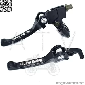 Clutch Brake Lever Set, Aluminum Alloy Folding Brake Lever Fits for 22mm 7/8 inch Handlebar 110cc 125cc 140cc TTR 125cc SSR CRF KLX Xmotos BSE KAYO Pit Dirt Bikes