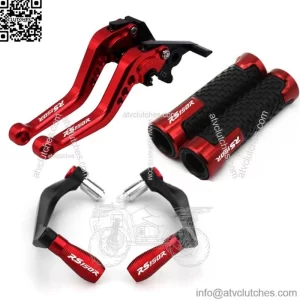 For HONDA RS150R RS150 Modified High-quality CNC Aluminum Alloy 6-stage Adjustable Brake Lever Clutch Lever with Handlebar+ Lever Protect Guard Set RS 150R 150