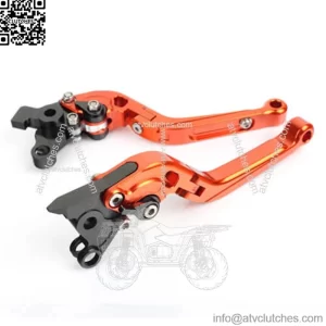CNC Aluminum Motorcycle Brake Lever With Adjustment