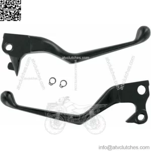 Drag Black Wide Blade Clutch Brake Hand Levers Set Harley Sportster XL 2004-2013 (For: Harley-Davidson)