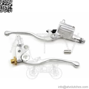 Vintage Polished 9/16" Bore Single Disc Custom Handlebar Controls Harley Chopper (For: Harley-Davidson)