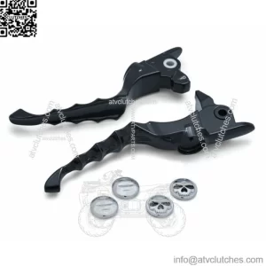 Kuryakyn Black Zombie Skull Hand Levers Harley 17-20 Touring Street Road Glide (For: Harley-Davidson)