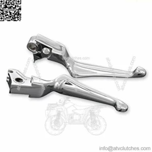 Kuryakyn Chrome Boss Blades Levers Set Pair Lever Harley Touring Trike 2008-2016 (For: Harley-Davidson)