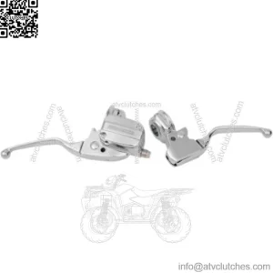 Chrome Brake Clutch Handlebar Hand Control Kit 15MM Harley Touring Dresser 08-13 (For: Harley-Davidson)