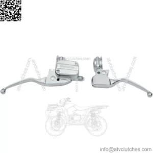 Chrome 11/16 Brake Clutch Handlebar Hand Control Kit 99-07 HarleyTouring Dresser (For: Harley-Davidson)