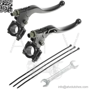 Clutch Lever,Bike Brake Levers,Car Accessories 7/8" 22mm Left and Right Universal Clutch Brake Handle Levers Perch,Compatible with CRF50 XR50 Dirt Bike Motor Motocross Motorcycle