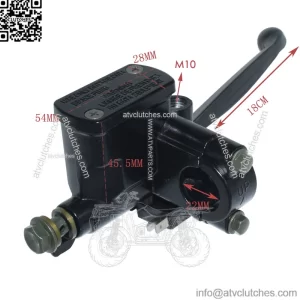 Handlebar front right master brake cylinder