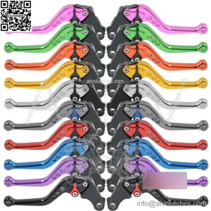 Shorty Brake/Clutch Levers for Kawasaki Ninja ZX6R/ZX9R/ZX10R/ZX12R/ZX14R/Z900/Z650 - Adjustable