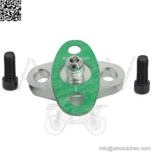 New foreign trade modified an4 turbocharger supply pipe flange adapter suitable for T3/T4
