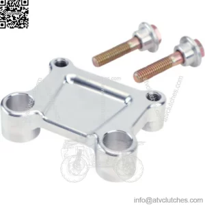 LA Choppers Raw Aluminum Ultra T-Bar Handlebar Batwing Adapter Harley Touring (For: Harley-Davidson)