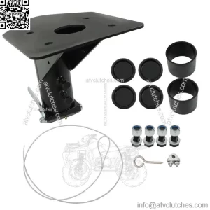 12" - 17" Adjtable Forward Offset Fifth For Wheel Adapter Hitch to Gooseneck