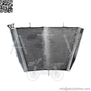 Full Aluminum Polished Custom Motorcycle Radiator